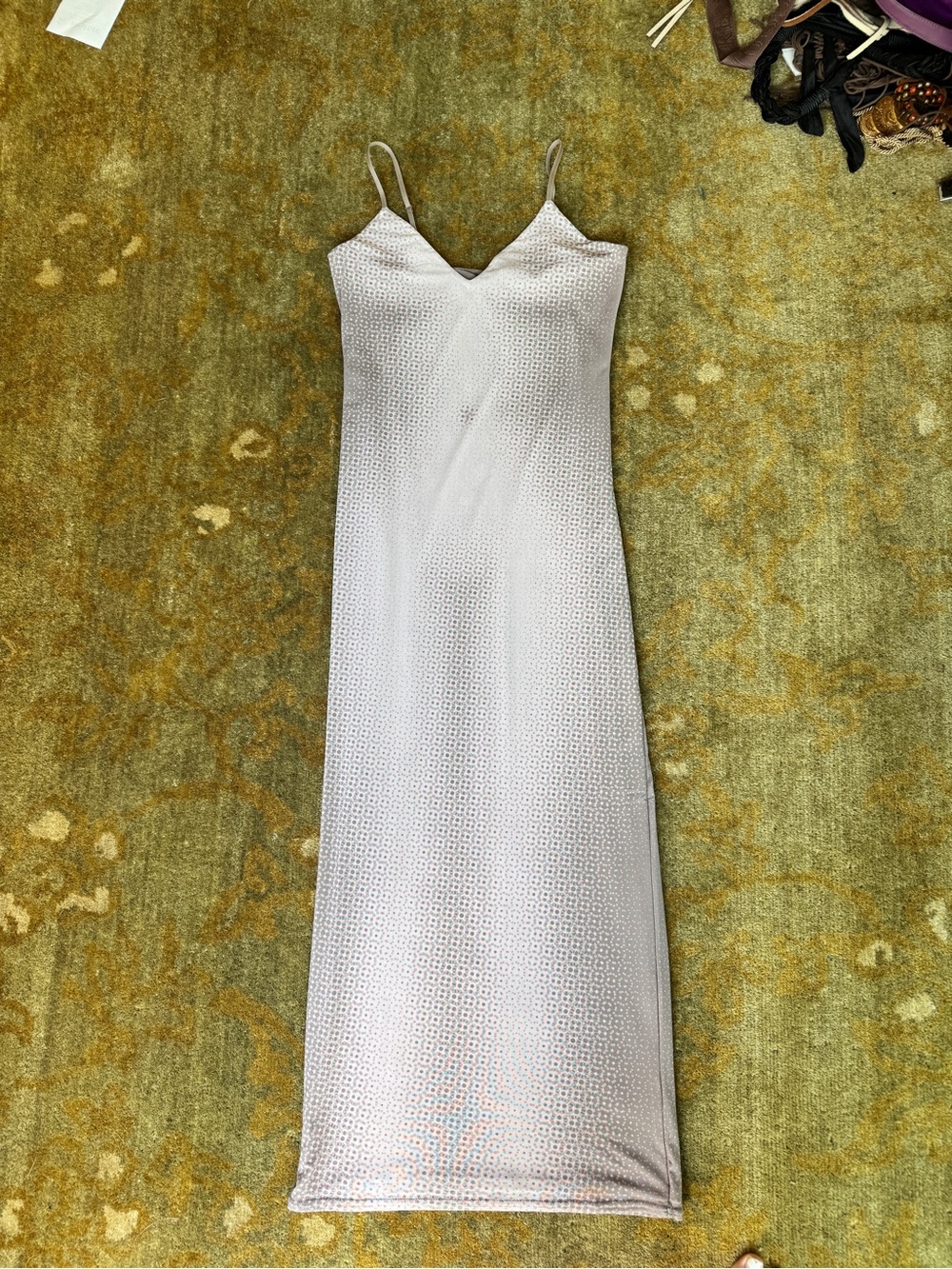 AFRM NWT Naked Dress White Spaghetti-Strap Maxi Slip Dress